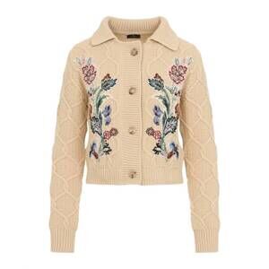 NEW ETRO women's knitwear cardigan in beige